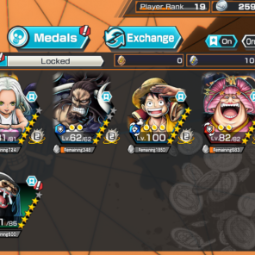 global.6 ex.lvl100 roger/lvl100 gear 5 luffy/Snake/rob lucci/kaido/Olin 0